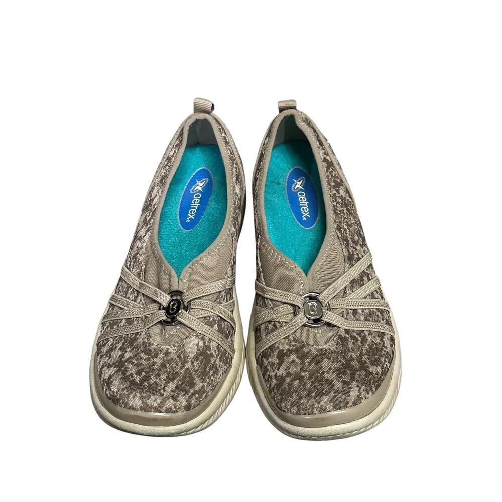 Bzees Niche Slip On Flats Loafers Comfort Shoe Washed Denim Womens Sz 8.5W